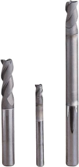 Seco - 4mm, 3 Flute, Single End, Solid Carbide, 0.2mm Corner Radius End Mill - 50mm OAL, 40° Helix, Right Hand Flute, 14mm LOC, Right Hand Cut - Americas Industrial Supply