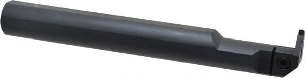 Kennametal - A-A4E, Internal, Right Hand, 0.63" Max Depth of Cut, 5mm Min Groove Width, Indexable Grooving Tool Holder - A4..05.. Insert Compatibility, 1-1/4" Shank Width, 254mm OAL, Through Coolant - Americas Industrial Supply