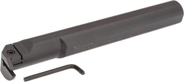 Kennametal - A-A4E, Internal, Right Hand, 0.63" Max Depth of Cut, 6mm Min Groove Width, Indexable Grooving Tool Holder - A4..06.. Insert Compatibility, 1-1/2" Shank Width, 304.8mm OAL, Through Coolant - Americas Industrial Supply