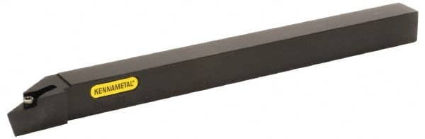 Kennametal - SVJB, Right Hand Cut, 3° Lead Angle, 12mm Shank Height x 12mm Shank Width, Neutral Rake Indexable Turning Toolholder - 160mm OAL, VB..1103.. Insert Compatibility, Series Screw-On - Americas Industrial Supply