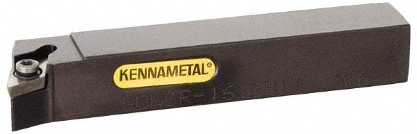 Kennametal - SDHC, Right Hand Cut, 50° Lead Angle, 16mm Shank Height x 16mm Shank Width, Neutral Rake Indexable Turning Toolholder - 100mm OAL, DC..11T3.. Insert Compatibility, Series Screw-On - Americas Industrial Supply