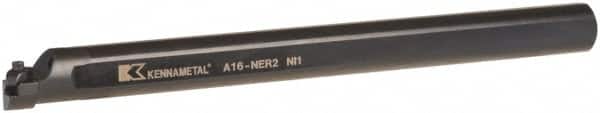 Kennametal - 1-3/8" Min Bore Diam, 12" OAL, 1" Shank Diam, A-NE Indexable Boring Bar - N. Insert, Clamp Holding Method - Americas Industrial Supply
