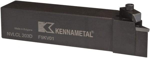 Kennametal - VP.., -5° Lead Angle NVLC External Left Hand Indexable Profiling Toolholder - 1-1/4" Shank Height x 1-1/4" Shank Width, 6" Long, Steel - Americas Industrial Supply