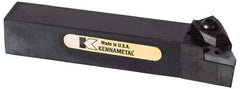 Kennametal - NP.., -5° Lead Angle NKLN External Left Hand Indexable Profiling Toolholder - 3/4" Shank Height x 3/4" Shank Width, 4-1/2" Long, Steel - Americas Industrial Supply