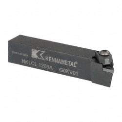 Kennametal - NP.., -5° Lead Angle NKLC External Left Hand Indexable Profiling Toolholder - 3/4" Shank Height x 3/4" Shank Width, 4" Long, Steel - Americas Industrial Supply