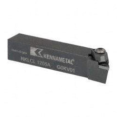 Kennametal - NP.., -5° Lead Angle NKLC External Left Hand Indexable Profiling Toolholder - 3/4" Shank Height x 3/4" Shank Width, 4" Long, Steel - Americas Industrial Supply