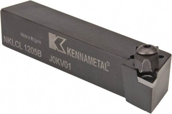 Kennametal - NP.., -5° Lead Angle NKLC External Left Hand Indexable Profiling Toolholder - 3/4" Shank Height x 3/4" Shank Width, 4-1/2" Long, Steel - Americas Industrial Supply