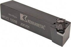 Kennametal - NP.., -5° Lead Angle NKLC External Left Hand Indexable Profiling Toolholder - 3/4" Shank Height x 3/4" Shank Width, 4-1/2" Long, Steel - Americas Industrial Supply