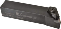 Kennametal - NP.., -5° Lead Angle NKLN External Left Hand Indexable Profiling Toolholder - 1" Shank Height x 1" Shank Width, 5" Long, Steel - Americas Industrial Supply