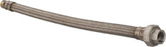 Made in USA - 24" OAL, 3/4" ID, 600 Max psi, Flexible Metal Hose Assembly - Americas Industrial Supply