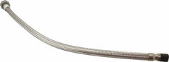 Made in USA - 30" OAL, 1/2" ID, 1,040 Max psi, Flexible Metal Hose Assembly - Americas Industrial Supply