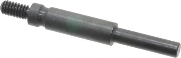 Made in USA - 1/4-20 Cross/Square Pad Mandrel - 3" Long x 1/4" Diam - Americas Industrial Supply