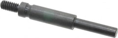Made in USA - 1/4-20 Cross/Square Pad Mandrel - 3" Long x 1/4" Diam - Americas Industrial Supply