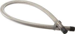 Made in USA - 36" OAL, 1/2" ID, 1,040 Max psi, Flexible Metal Hose Assembly - Americas Industrial Supply