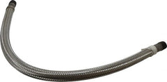 Made in USA - 36" OAL, 3/4" ID, 600 Max psi, Flexible Metal Hose Assembly - Americas Industrial Supply