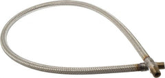 Made in USA - 36" OAL, 1/4" ID, 2,240 Max psi, Flexible Metal Hose Assembly - Americas Industrial Supply