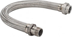 Made in USA - 36" OAL, 1-1/2" ID, 410 Max psi, Flexible Metal Hose Assembly - Americas Industrial Supply