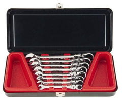 Blackhawk by Proto - 8 Piece, 5/16" to 3/4", Combination Wrench Set - Inch Measurement Standard, Full Polish Finish, Comes in Metal Case - Americas Industrial Supply