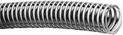 Made in USA - 3-1/2" Inside x 3-15/16" Outside Diam, PVC Liquid Suction & Discharge Hose - Clear, 100' Long, 28 Vacuum Rating, 60 psi Working Pressure - Americas Industrial Supply
