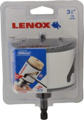 Lenox - 3-1/8" Diam, 1-1/2" Cutting Depth, Hole Saw - Bi-Metal Saw, Toothed Edge - Americas Industrial Supply