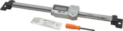 Mitutoyo - 0 to 6 Inch, 0.01mm Resolution Horizontal Electronic Linear Scale - 0.001 Inch Accuracy, Data Output, SR44 Battery - Americas Industrial Supply