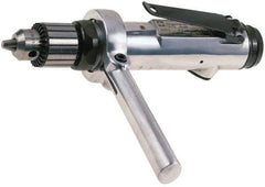 Ingersoll-Rand - 3/8" Keyed Chuck - Inline Handle, 1,000 RPM, 15 CFM, 0.4 hp, 90 psi - Americas Industrial Supply