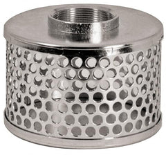 Dixon Valve & Coupling - 6" Hose, Round Hole Strainer - Stainless Steel - Americas Industrial Supply