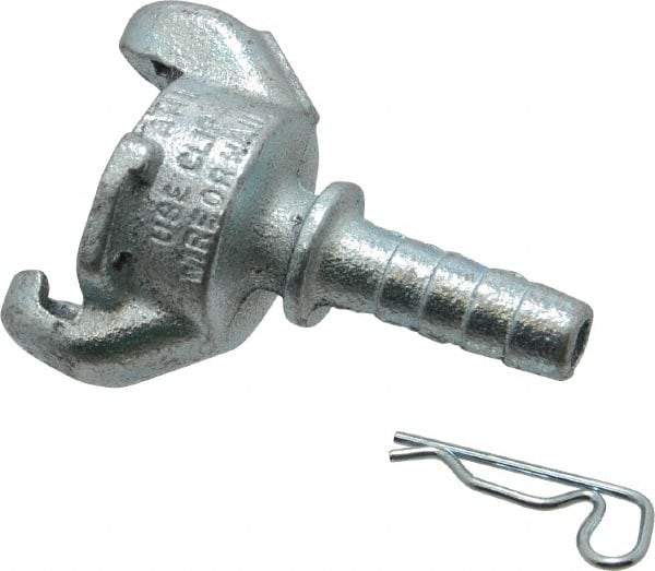Dixon Valve & Coupling - 1/2", Universal Hose Coupling with Hose Ends - Malleable Iron - Americas Industrial Supply