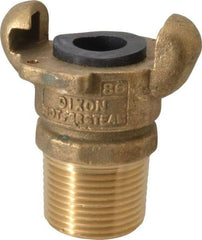Dixon Valve & Coupling - 1" NPT, Universal Hose Coupling with Male NPT Ends - Brass - Americas Industrial Supply