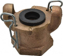 Dixon Valve & Coupling - 1" NPT, Universal Hose Coupling with Female NPT Ends - Brass - Americas Industrial Supply