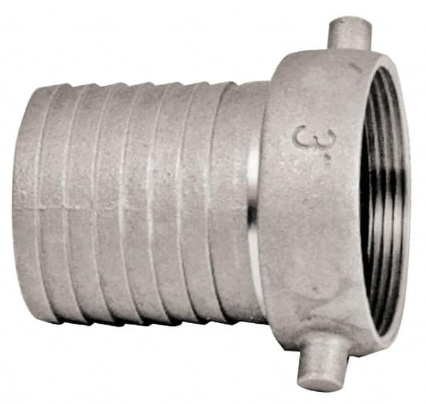 Dixon Valve & Coupling - 6" Aluminum/Brass Suction Female Coupling - Short Shank - Americas Industrial Supply