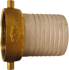 Dixon Valve & Coupling - 4" Aluminum/Brass Suction Female Coupling - Short Shank - Americas Industrial Supply