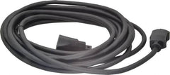 Southwire - 25', 14/3 Gauge/Conductors, Black Outdoor Extension Cord - 1 Receptacle, 15 Amps, UL SJEOW, NEMA 5-15P, 5-15R - Americas Industrial Supply