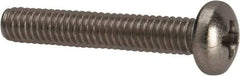 Value Collection - #8-32 UNC, 1" Length Under Head Phillips Drive Machine Screw - Pan Head, Grade 316 Stainless Steel, Uncoated, Without Washer - Americas Industrial Supply