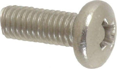Value Collection - #10-32 UNF, 1/2" Length Under Head Phillips Drive Machine Screw - Pan Head, Grade 316 Stainless Steel, Uncoated, Without Washer - Americas Industrial Supply
