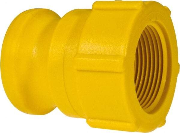 NewAge Industries - 1-1/4" Nylon Cam & Groove Suction & Discharge Hose Male Adapter Female NPT Thread - Part A, 1-1/4" Thread, 150 Max psi - Americas Industrial Supply