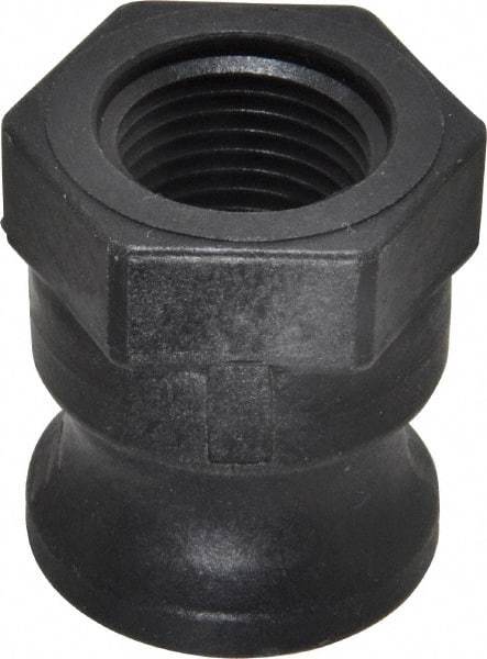 NewAge Industries - 1/2" Polypropylene Cam & Groove Suction & Discharge Hose Male Adapter Female NPT Thread - Part A, 1/2" Thread, 125 Max psi - Americas Industrial Supply