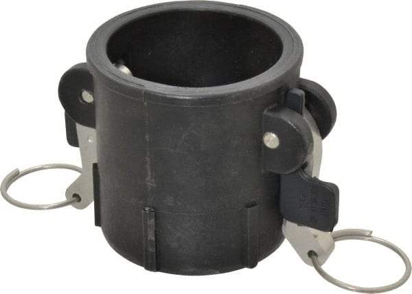 NewAge Industries - 2" Polypropylene Cam & Groove Suction & Discharge Hose Female Coupler Female NPT Thread - Part D, 2" Thread, 100 Max psi - Americas Industrial Supply