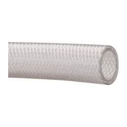 Made in USA - 1" ID x 1-3/8" OD, 3/16" Wall Thickness, Cut to Length (100' Standard Length) PVC Tube - Clear, 110 Max psi, 80 Shore A Hardness - Americas Industrial Supply