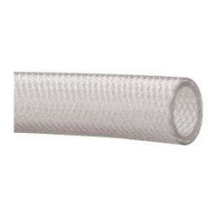 Made in USA - 1" ID x 1-3/8" OD, 3/16" Wall Thickness, Cut to Length (100' Standard Length) PVC Tube - Clear, 110 Max psi, 80 Shore A Hardness - Americas Industrial Supply