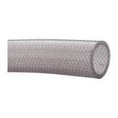 Made in USA - 1-1/2" ID x 1.929" OD, 0.215" Wall Thickness, Cut to Length (100' Standard Length) PVC Tube - Clear, 70 Max psi, 80 Shore A Hardness - Americas Industrial Supply