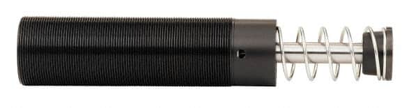 Parker - 2-1/2-12 Thread, 3/4 Rod Diam, 1.91 Stroke Length, Male Button Shock - 2-1/4 Shock Outside Diam, 8.85 OAL - Americas Industrial Supply