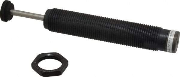 Parker - 1-12 Thread, 1/4 Rod Diam, 1.58 Stroke Length, Male Button Shock - 0.88 Shock Outside Diam, 7.44 OAL - Americas Industrial Supply