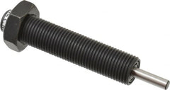 Parker - 9/16-18 Thread, 0.19 Rod Diam, 1/2 Stroke Length, Male Button Shock - 0.46 Shock Outside Diam, 3.41 OAL - Americas Industrial Supply