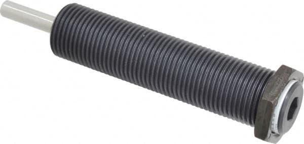 Parker - 1-12 Thread, 0.31 Rod Diam, 1 Stroke Length, Male Button Shock - 0.87 Shock Outside Diam, 5.58 OAL - Americas Industrial Supply