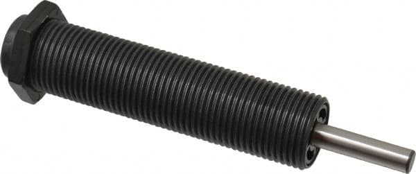 Parker - 1-12 Thread, 0.31 Rod Diam, 1 Stroke Length, Male Button Shock - 0.87 Shock Outside Diam, 5.58 OAL - Americas Industrial Supply