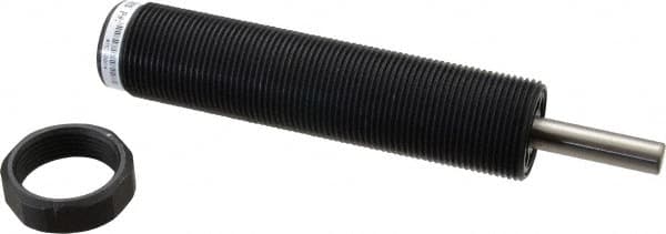 Parker - M25X1.5 Thread, 0.31 Rod Diam, 1 Stroke Length, Male Button Shock - 0.87 Shock Outside Diam, 5.58 OAL - Americas Industrial Supply