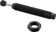 Parker - 9/16-18 Thread, 0.16 Rod Diam, 0.63 Stroke Length, Male Button Shock - 0.46 Shock Outside Diam, 4-1/2 OAL - Americas Industrial Supply
