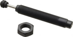 Parker - 9/16-18 Thread, 0.16 Rod Diam, 0.63 Stroke Length, Male Button Shock - 0.46 Shock Outside Diam, 4-1/2 OAL - Americas Industrial Supply