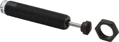 Parker - 3/4-16 Thread, 0.19 Rod Diam, 0.59 Stroke Length, Male Button Shock - 0.66 Shock Outside Diam, 4.62 OAL - Americas Industrial Supply